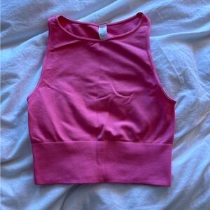 Pink crop top